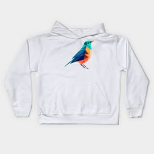 Paradise Bird - Abstract bird design for the environment Kids Hoodie